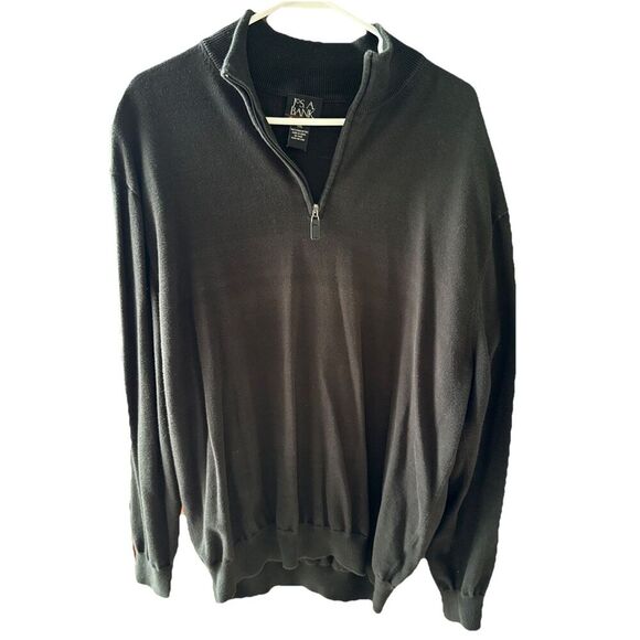 Jos. A. Bank Signature Collection Mens 1/4 Zip Sweater 100% Pima Cott Fall 2XL - Picture 1 of 8